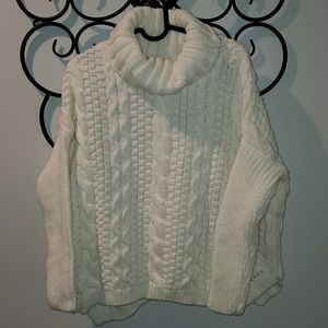 A knitted sweater